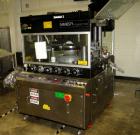 Used Manesty Rotary Tablet Press, Model Rotapress Mark IV, 55 station. 6-1/2 ton compression force with pre-compression 1 ton. Tablet output range per hour 156,000 to 439,800. Double sided. 0.62’’ (1...