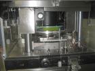 Used Manesty Rotary Tablet Press, Model Rotapress Mark IV, 55 station. 6-1/2 ton compression force with pre-compression 1 ton. Tablet output range per hour 156,000 to 439,800. Double sided. 0.62’’ (1...