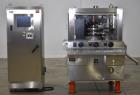 Used Manesty Novapress 61 Station Rotary Tablet Press. Maximum press output 366,000 per hour (single layer). Maximum depth of fill 17.46mm, max tablet diameter 11mm. Precompression 9.81 kN, main comp...