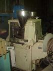 USED: Manesty high speed rotary tablet press, rota press mk11a, 45 stations, double sided keyed head, tablets per min 1640-8200, variable speed, maximum diameter 5/8 (15.8 mm), maximum depth of fill ...