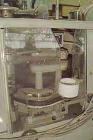 USED: Manesty high speed rotary tablet press, rota press mk11a, 45 stations, double sided keyed head, tablets per min 1640-8200, variable speed, maximum diameter 5/8 (15.8 mm), maximum depth of fill ...