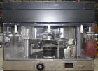 Used Manesty Mark IV 75 Station Rotary Tablet Press. Max press output 600,300 per hour (single layer), 300,150 per hour (bi-layer). Max depth of fill 17.46mm, max tablet diameter 11mm. Pre-compressio...