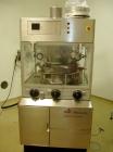 Used BWI Manesty Rotary Tablet Press, Model Unipress Diamond. 20 station. 10 ton compression force with pre-compression 1 ton. Tablet output range per hour 21,429 to 150,000. Single sided with force ...