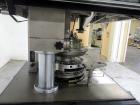 Used BWI Manesty Rotary Tablet Press, Model Unipress. 20 Station, keyed upper punch guides, 10 ton main compression, 1 ton pre compression, 25.4 mm diameter, 21 mm depth of fill, D tooled, single sid...