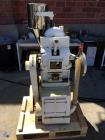 Used Noah (15) Station Rotary Tablet Press, Model ZP15. Maximum pressure 50KN, approximate production capacity 20,400 to 40,800 per hour. Maximum diameter of tablet 22mm, maximum depth of fill 20mm, ...