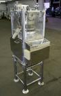 Used Cadmach 8 Station Rotary Tablet Press, Model SPE/TC08D, Approximate 6 Tons. 316 Stainless steel contact parts, set up for D tooling (no tooling), keyed upper punch guides, turret speed 5 to 32 r...