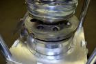 Used Cadmach 8 Station Rotary Tablet Press, Model SPE/TC08D, Approximate 6 Tons. 316 Stainless steel contact parts, set up for D tooling (no tooling), keyed upper punch guides, turret speed 5 to 32 r...
