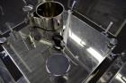 Used Cadmach 8 Station Rotary Tablet Press, Model SPE/TC08D, Approximate 6 Tons. 316 Stainless steel contact parts, set up for D tooling (no tooling), keyed upper punch guides, turret speed 5 to 32 r...