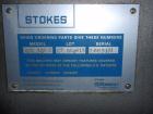 Used Stokes Rotary Tablet Press, Model 900-328-01. 33 station, keyed upper punch guides, hoppers missing parts, as is, serial #66939U.