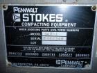 Used Stokes Rotary Tablet Press, Model 900-342-1. 15 station, 0 to 35 tons operating pressure with pre-compression. 3-1/2