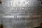 Used F.J. Stokes Rotary Press, Model BB2-900-513-1. 4 Ton max pressure above and below, 27 station. 11/16