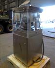 Used Vanguard Pharmaceutical Machinery Rotary Tablet Press, Model VRP1124, Approximate 9 Tons, nickle/alloy construction. Maximum approximate 93,000 tablets per hour. 24 Stations. Maximum per-compres...