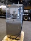 Used Vanguard Pharmaceutical Machinery Rotary Tablet Press, Model VRP1124, Approximate 9 Tons, nickle/alloy construction. Maximum approximate 93,000 tablets per hour. 24 Stations. Maximum per-compres...