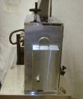 Used Riva MiniPress Single Station Tablet Press, Model MII. 60Kn (6 Ton) Compression pressure, 24mm max tablet diameter, 18mm max depth of fill, rated up to 6000 tablets/hour.