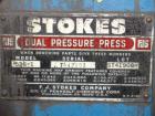 Used Stokes Dual Motion Ceramic Compacting Press, Model 526-1 (R4)