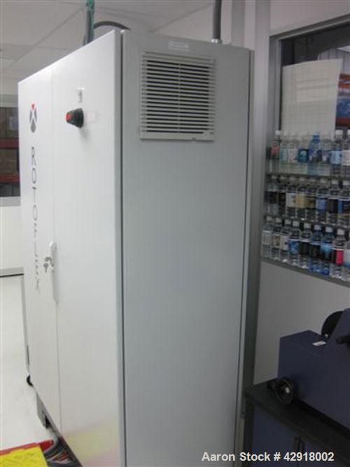 Used Rotoflex DLI 330 die cutting and laminating line with Vericut C2 die cutter. Maximum web width: 13" (330MM) Minimum Web width: 8" or 200mm. One 3" (76mm) pneumatic core type unwind, one 3" (76mm...
