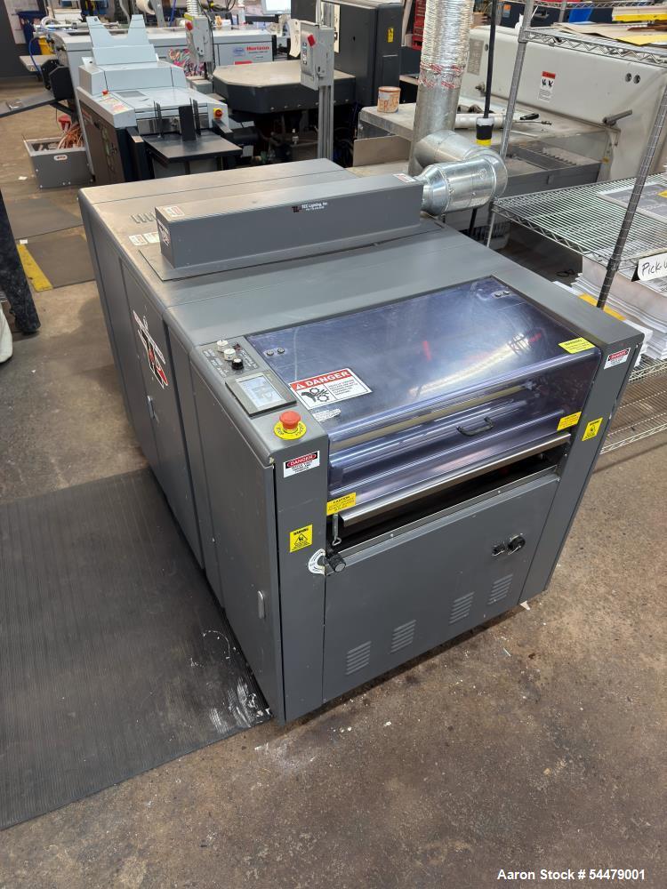 Used Tec Lighting TRUVF-21D UV Coater | High-Speed Sheet Coating System