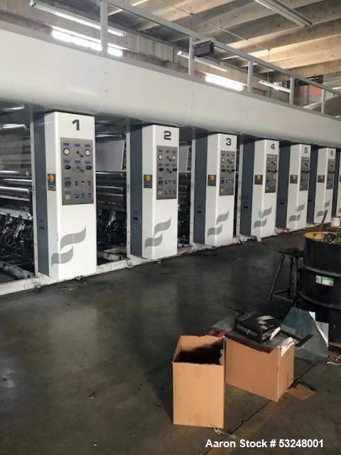 Used Rotogravure 8-Color Printing Machine – Model WRP-AS-1200-8C – 1200mm Width – 200 m/min – 2013