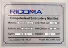 Used-Ricoma RCM-1502C-H-W Two-Head Commercial Embroidery Machine