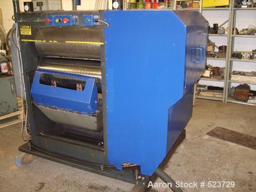 USED: WPM rotary cutter, 35.5" circumference x 28" wide. Cutting head sold "as is" or remanufactured complete with digital knife positioning, on-the-run MicroTouch knife adjustment for precise (.0001...