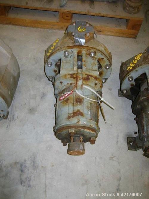 Used Durco Centrifugal Pump, Model Lo-Flo, Size 2X1X10, Alloy 20. 2" inlet, 1" outlet. Approximately 52 gallons per minute at 419' head. Requires motor and base.