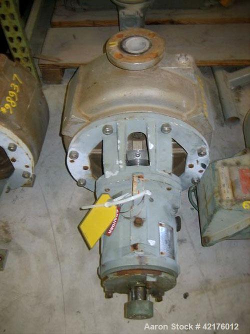 Used Durco Centrifugal Pump, Size 3X2X13, Alloy 20. 3" inlet, 2" outlet. Approximately 198 gallons per minute at 38' head. Requires motor and base.