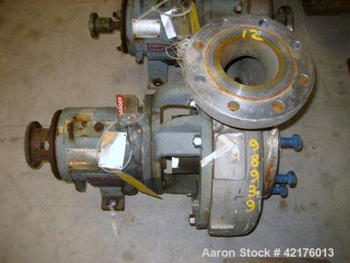 Used Durco Centrifugal Pump, Size 6X4X13, Ferralium 255. 6" inlet, 4" outlet. Approximately 1000 gallons per minute at 117' head. Requires motor and base.