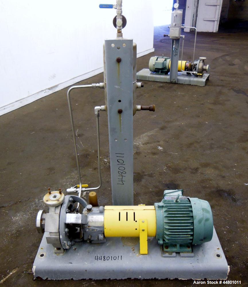 Used Flowserve Durco Mark 3 Centrifugal Pump, Model MK3 Lo-Flo