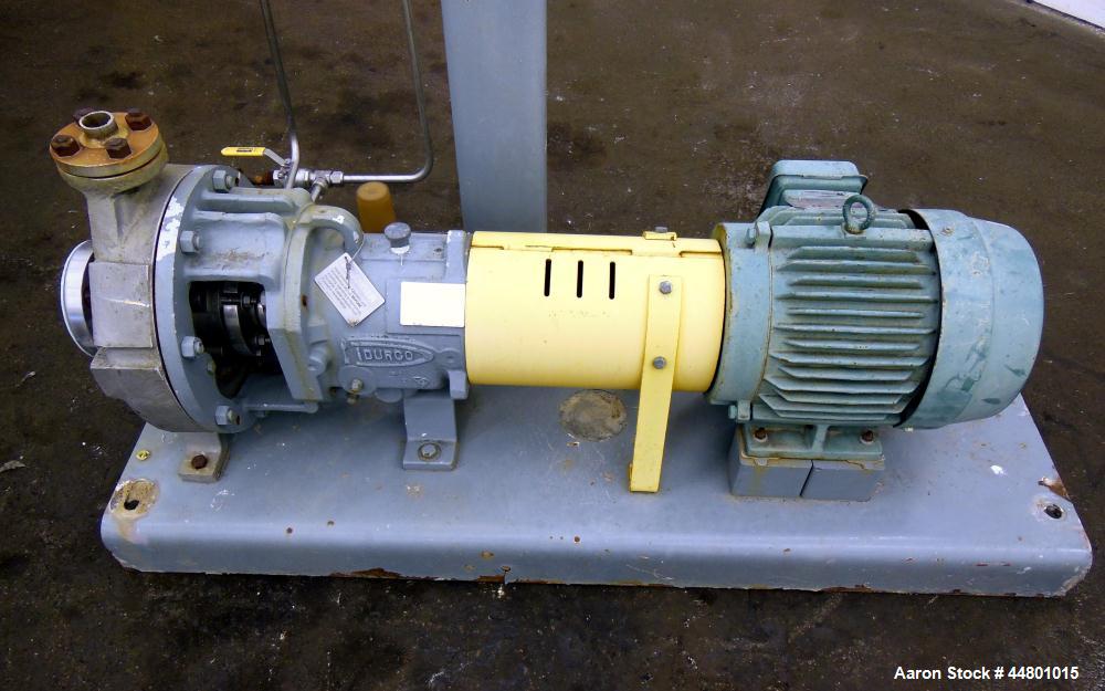 Used Flowserve Durco Mark 3 Centrifugal Pump, Model MK3 Lo-Flo