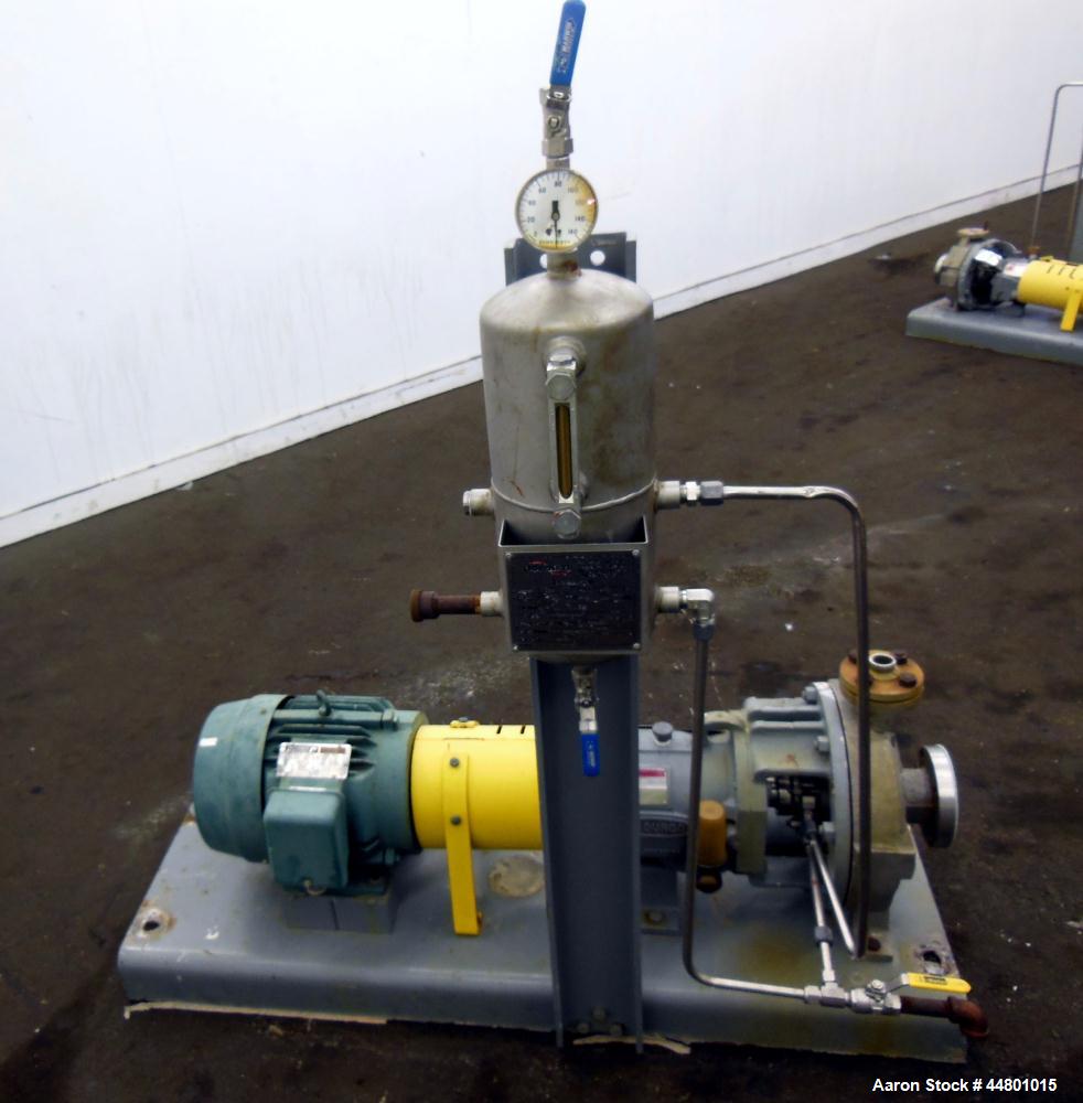 Used Flowserve Durco Mark 3 Centrifugal Pump, Model MK3 Lo-Flo