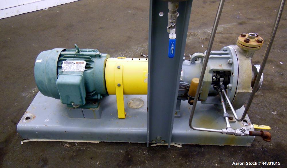 Used Flowserve Durco Mark 3 Centrifugal Pump, Model MK3 Lo-Flo