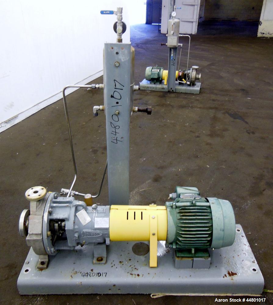 Used Flowserve Durco Mark 3 Centrifugal Pump, Model MK3 Lo-Flo