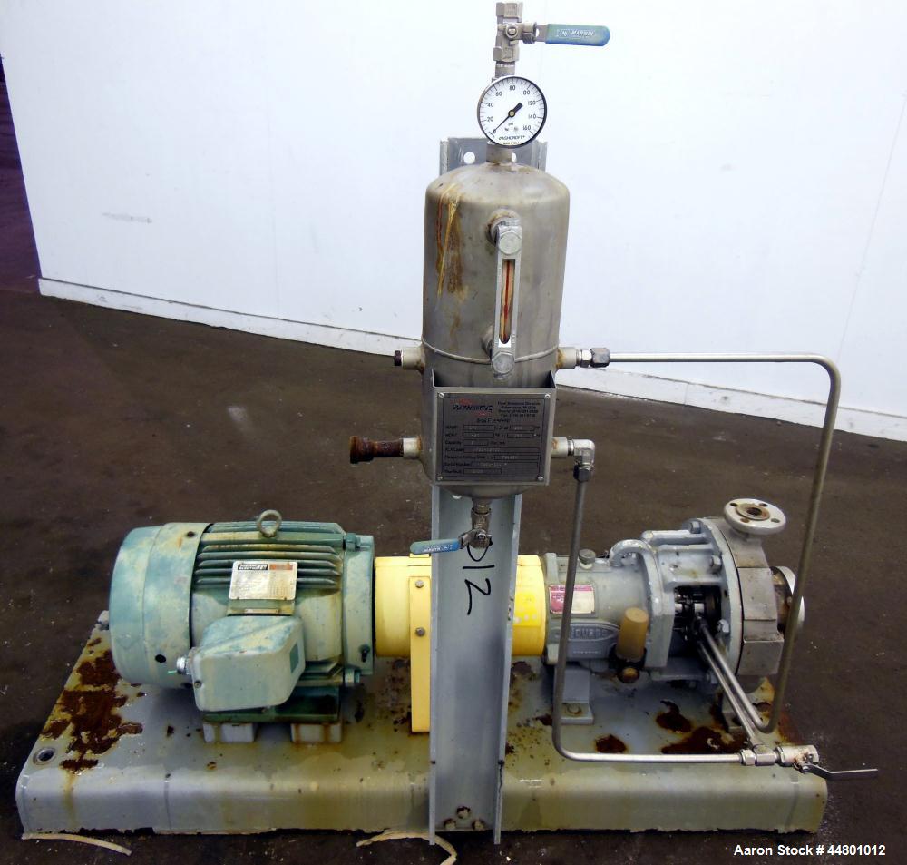Used Flowserve Durco Mark 3 Centrifugal Pump, Model MK3 Standard