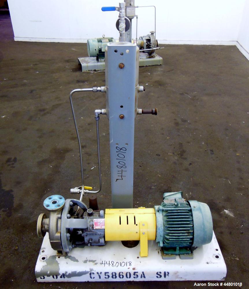 Used Flowserve Durco Mark 3 Centrifugal Pump, Model MK3 Standard