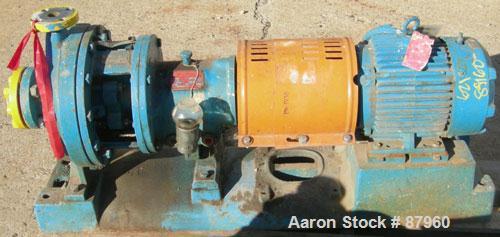 Used Goulds Centrifugal Pump, model 3196MT