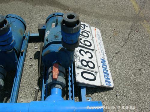 Used Goulds Centrifugal Pump, Model 3656, size 1-1/2 x 2-8, CDA922 bronze. 2" inlet, 1-1/2" outlet, approximate 6-1/2" diameter impeller. Rated approximately 220 gallons per minute at 225 head feet a...