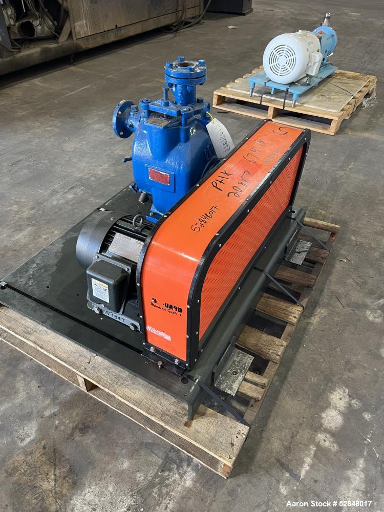 Used- Weir Specialty Pumps Self Priming Centrifugal Waste Water Pump, Model 2-WSP-AAAAA-A1-ALF. Approximate 225GPM at 103 he...