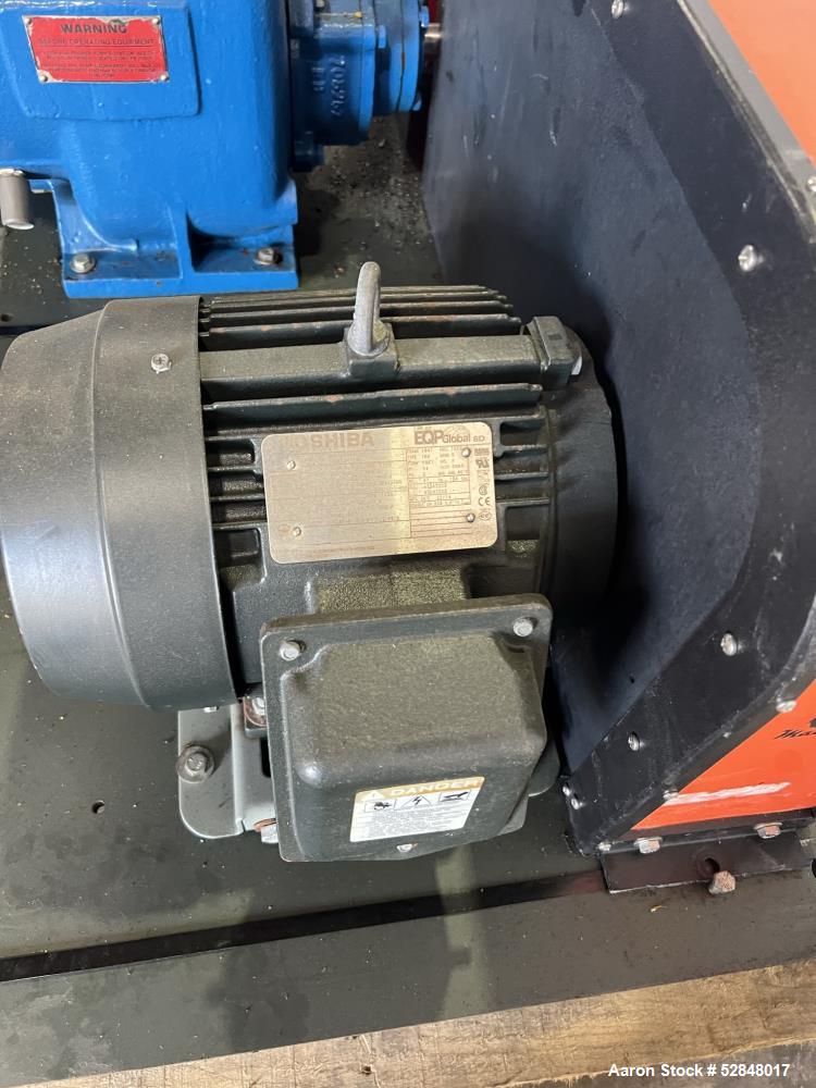 Used Weir Specialty Pumps Self Priming Centrifugal Waste Water Pump, Model 2-WSP-AAAAA-A1-ALF. Approximate 225GPM at 103 head feet. Impeller driven by a 5hp, 3/60/230/460 volt, 3600rpm motor. 2" diam...