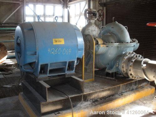 Used Pump with electric motor, Allis-Chalmers 400 hp motor, 880 rpm , 440V, 3 Ph.