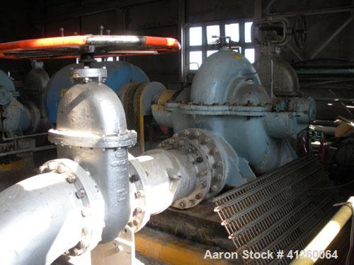 Used Pump with electric motor, Allis-Chalmers 400 hp motor, 880 rpm , 440V, 3 Ph.