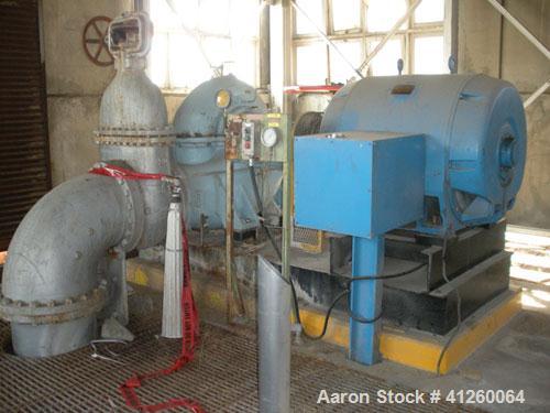 Used Pump with electric motor, Allis-Chalmers 400 hp motor, 880 rpm , 440V, 3 Ph.