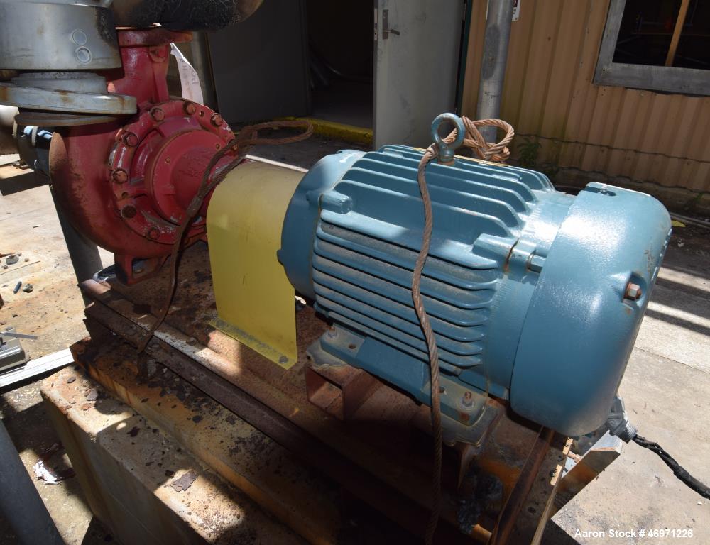 Used- Armstrong Centrifugal Pump, Model 4030, Size 6x4x10, Carbon Steel. Capacity 636 gallons per minute at 85' head at 175 ...