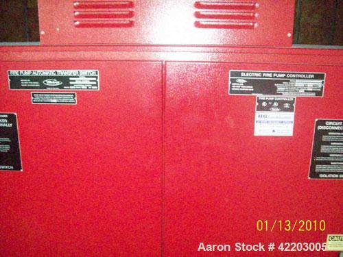 Used- Aurora Fire Pump System, Model 5-481-11C