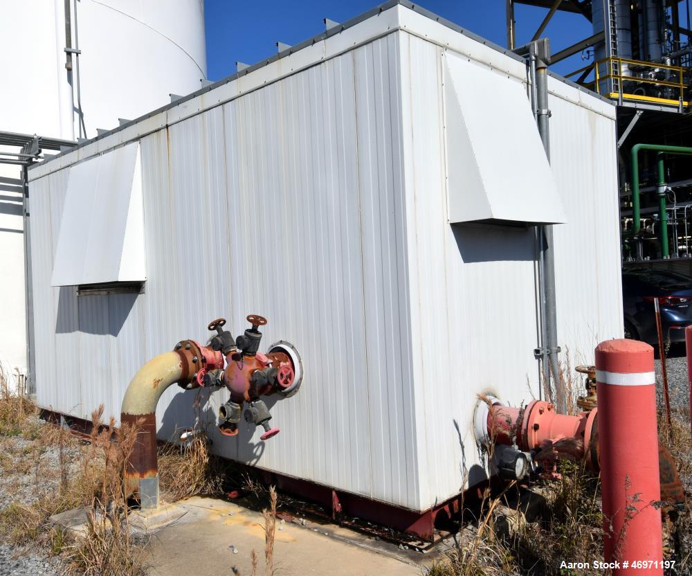Used Clarke Fire Protection Products Diesel Driven Fire Pump System. Consisting of: (1) Clarke diesel engine, model JU4H-UF54, part# WAB, serial# PE4045T769488, built 2009. (1) ITT Industries centrif...