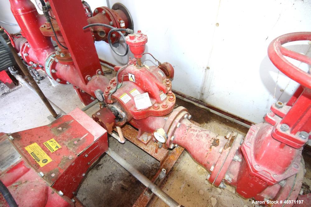 Used Clarke Fire Protection Products Diesel Driven Fire Pump System. Consisting of: (1) Clarke diesel engine, model JU4H-UF54, part# WAB, serial# PE4045T769488, built 2009. (1) ITT Industries centrif...