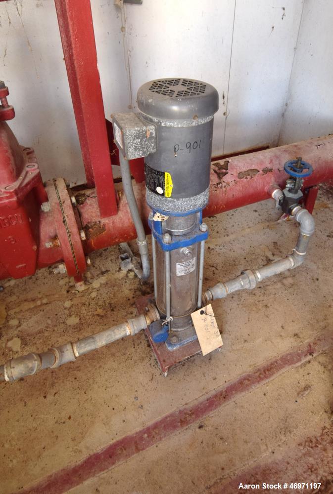 Used Clarke Fire Protection Products Diesel Driven Fire Pump System. Consisting of: (1) Clarke diesel engine, model JU4H-UF54, part# WAB, serial# PE4045T769488, built 2009. (1) ITT Industries centrif...