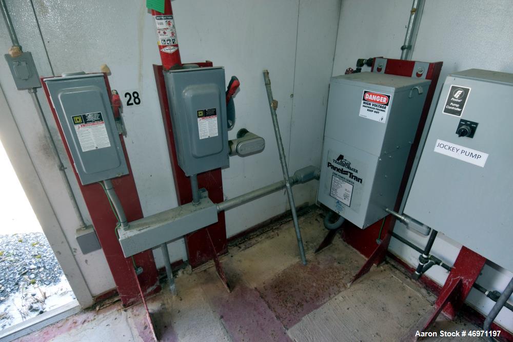 Used Clarke Fire Protection Products Diesel Driven Fire Pump System. Consisting of: (1) Clarke diesel engine, model JU4H-UF54, part# WAB, serial# PE4045T769488, built 2009. (1) ITT Industries centrif...