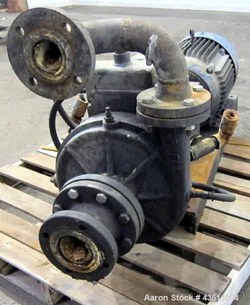 Used Cornell Dissolved Air Floatation DAF Centrifugal Pump, Model 2.5DA2-F85DBK, Carbon Steel. Approximate capacity 150-225 gallons per minute at 75 psi at 3600 rpm. 2-1/2” Inlet/outlet. Driven by an...