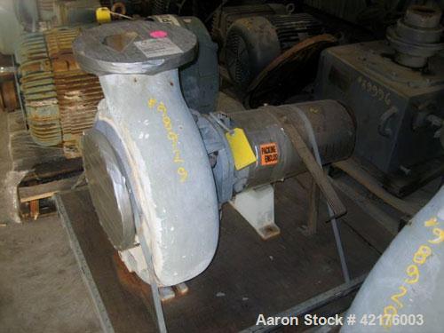 Used Durco Centrifugal Pump, size 10X8X16, carbon steel. 10" inlet, 8" outlet. Approximately 3330 gallons per minute at 174' head. Driven by a 200 hp, 1785 rpm motor. Requires base.