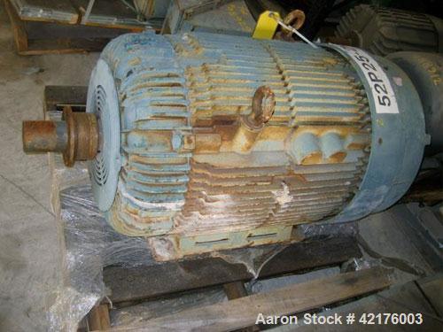 Used Durco Centrifugal Pump, size 10X8X16, carbon steel. 10" inlet, 8" outlet. Approximately 3330 gallons per minute at 174' head. Driven by a 200 hp, 1785 rpm motor. Requires base.